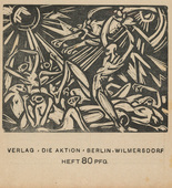 Bruno Beye. Die Aktion, vol. 9, no. 8/9. March 1, 1919
