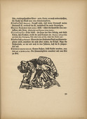 Ernst Barlach. Wandering Puppeteers (Wandernde Puppenspieler) (in-text plate, page 29) from Der Findling (The Foundling). 1922 (executed 1921)