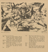 Otto Hettner. Tailpiece (p. 241) from the periodical Kriegszeit. Künstlerflugblätter, vol. 1, no. 60 (Jan 1916). 1916