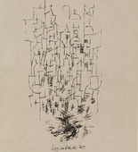 Paul Klee. Death for an Idea (Der Tod für die Idee) (plate, [p. 93]) from  Zeit-Echo. Ein Kriegs-Tagebuch der Künstler, vol. 1, no. 7 (Jan 1915). 1915