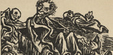 Ernst Barlach. Desperate Puppeteer (Verzweifelter Puppenspieler) (in-text plate, page 32) from Der Findling (The Foundling). 1922 (executed 1921)