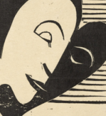 Ernst Ludwig Kirchner. Self-Portrait with Erna (Selbstbildnis mit Erna). (1933)