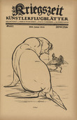 August Gaul. Gallipoli (in-text plate, p. 243) from the periodical Kriegszeit. Künstlerflugblätter, vol. 1, no. 61 (Jan 1916). 1916
