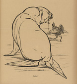 August Gaul. Gallipoli (in-text plate, p. 243) from the periodical Kriegszeit. Künstlerflugblätter, vol. 1, no. 61 (Jan 1916). 1916