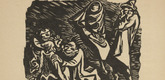 Ernst Barlach. Group of Several Figures (Gruppe aus mehreren Figuren) (in-text plate, page 42) from Der Findling (The Foundling). 1922 (executed 1921)