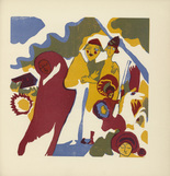 Vasily Kandinsky. All Saints' Day (Allerheiligen) (plate, folio 46) from Klänge (Sounds). (1913)