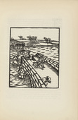 Max Unold. Untitled (Destroyed Bridge) (plate, [p. 125]) from the periodical  Zeit-Echo. Ein Kriegs-Tagebuch der Künstler , vol. 1, no. 9 (Feb 1915). 1915