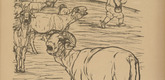 August Gaul. The 'Good Shepherd' Nikita (Der "gute Hirt" Nikita) (in-text plate, p. 247) from the periodical Kriegszeit. Künstlerflugblätter, vol. 1, no. 62 (Middle of Feb 1916). 1916