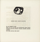 Vasily Kandinsky. Vignette next to "Chalk and Soot" (Vignette bei "Kreide und Russ") (headpiece, folio 48) from Klänge (Sounds). (1913)