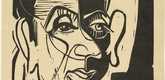 Ernst Ludwig Kirchner. Head of Hans Arp (Kopf Hans Arp). (1929)