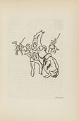 Richard Seewald. Untitled (Rider Mounting Horse) (plate, [p. 131]) from the periodical  Zeit-Echo. Ein Kriegs-Tagebuch der Künstler, vol. 1, no. 9 (Feb 1915). 1915