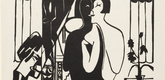 Ernst Ludwig Kirchner. Artist and Model (Maler und Modell). (1936)