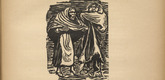Ernst Barlach. The Robe is More Patchwork than Whole (Der Mantel ist mehr Flick als Stück) (in-text plate, page 55) from Der Findling (The Foundling). 1922 (executed 1921)