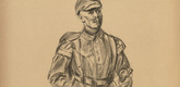 Max Liebermann. Infantry Drummer (Trommelnder Infantrist) (plate, p. 252) from the periodical Kriegszeit. Künstlerflugblätter, vol. 1, no. 63 (Feb 1916). 1916