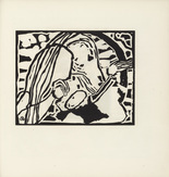 Vasily Kandinsky. Motif from Improvisation 10 (Motiv aus Improvisation 10) (plate, folio 50) from Klänge (Sounds). (1913)