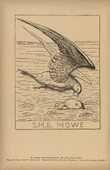 August Gaul. His Majesty's Ship Seagull (S. M. S. Möwe) (plate, p. 254) from the periodical Kriegszeit. Künstlerflugblätter, vol. 1, no. 63 (Feb 1916). 1916