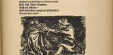 Ernst Barlach. Gorge, gorge, Father Sorrow (Friß, Friß, Vater Kummer) (in-text plate, page 59) from Der Findling (The Foundling). 1922 (executed 1921)