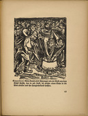 Ernst Barlach. The Cauldron (Der Kessel) (in-text plate, page 63) from Der Findling (The Foundling). 1922 (executed 1921)