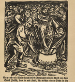 Ernst Barlach. The Cauldron (Der Kessel) (in-text plate, page 63) from Der Findling (The Foundling). 1922 (executed 1921)