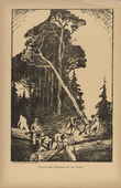 Carl Olof Petersen. French Prisoners at Work (Französische Gefangene bei der Arbeit) (plate, p. 256) from the periodical Kriegszeit. Künstlerflugblätter, vol. 1, no. 64/65 (March 1916). 1916