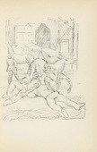 Rudolf Grossmann. Untitled (Encamped Uhlans) (plate, [p. 159]) from the periodical  Zeit-Echo. Ein Kriegs-Tagebuch der Künstler, vol. 1, no. 11 (Mar 1915). 1915