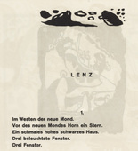 Vasily Kandinsky. Vignette next to "Spring" (Vignette bei "Lenz") (headpiece, folio 51 verso) from Klänge (Sounds). (1913)