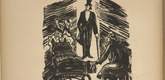 Ernst Barlach. The Esteemed Master (Der hohe Herr) (in-text plate, page 66) from Der Findling (The Foundling). 1922 (executed 1921)