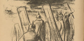 Max Liebermann. England's Bad Dream (Englands schwerer Traum) (plate, p. 23) from the periodical Kriegszeit. Künstlerflugblätter, vol. 1, no. 6 (30 Sept 1914). 1914