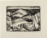 Otto Mueller. Two Girls in the Dunes at Sylt (Zwei Mädchen in den Dünen, Sylt). (1920-24)