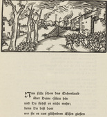 Max Unold. Untitled (Soldiers Attacking) (headpiece, p. 9) from the periodical  Zeit-Echo. Ein Kriegs-Tagebuch der Künstler, vol. 1, no. 2 (Sept 1914). 1914