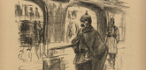 Max Liebermann. Keeping Watch at the Bridge (Brückenwache) (plate, p. 259) from the periodical Kriegszeit. Künstlerflugblätter, vol. 1, no. 64/65 (March 1916). 1916