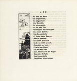 Vasily Kandinsky. The Veil (Der Schleier) (headpiece, folio 54 verso) from Klänge (Sounds). (1913)