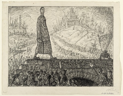 Alfred Kubin. The Emperor of China. (c. 1910)