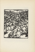 Max Unold. Untitled (Battle Turmoil) (plate, [p. 211]) from the periodical  Zeit-Echo. Ein Kriegs-Tagebuch der Künstler, vol. 1, no. 14 (May 1915). 1915