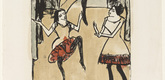 Erich Heckel. Dancers (Tänzerinnen). (1911), dated 1910