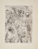 Max Beckmann. The Grenade (Die Granate). (1915, published 1918)