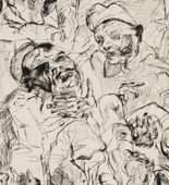 Max Beckmann. The Grenade (Die Granate). (1915, published 1918)
