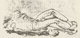 Willi Geiger. Untitled (Fallen Warrior) (plate, [p. 227]) from the periodical  Zeit-Echo. Ein Kriegs-Tagebuch der Künstler, vol. 1, no. 15 (May 1915). 1915