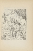 Adolf Ferdinand Schinnerer. Untitled (Man Against Man) (plate, [p. 237]) from the periodical  Zeit-Echo. Ein Kriegs-Tagebuch der Künstler, vol. 1, no. 16 (June 1915). 1915