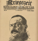 Friedrich Feigl. Von Stein, Infantry General (Von Stein, Infantriegeneral) (in-text plate, p. 33) from the periodical Kriegszeit. Künstlerflugblätter, vol. 1, no. 9 (21 Oct 1914). 1914