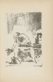 Alfred Heinrich Pellegrini. Untitled (Mourning Woman with Child) (plate 66, [p. 255]) from the periodical  Zeit-Echo. Ein Kriegs-Tagebuch der Künstler vol. 1, no. 17 (June 1915). 1915
