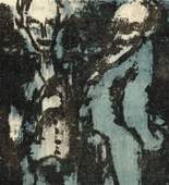 Emil Nolde. Elderly Men (Ältere Herren) from Das graphische Werk von Emil Nolde 1920-1925. (1926, published 1927)