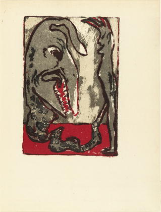 Emil Nolde. Mythical Creatures (Fabelwesen) from Das graphische Werk von Emil Nolde 1910-1925. (1926, published 1927)