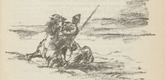 Werner Paul Schmidt. Untitled (Cavalryman Near the River) (plate, [p. 265]) from the periodical  Zeit-Echo. Ein Kriegs-Tagebuch der Künstler, vol. 1, no. 18 (July 1915). 1915