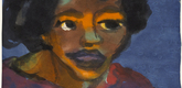 Emil Nolde. Gypsy Girl (Zigeunermädchen). (1920-21)