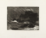 Emil Nolde. Steamer (large, dark) (Dampfer [gr. dkl.]). 1910