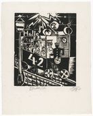 Otto Dix. Nine Woodcuts (Neun Holzschnitte). (1922, prints executed: 1919-1920)