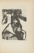 Erich Thum (Elfriede Thum-Lauckner). Untitled (Refugees - Mother With Child) (plate, [p. 279]) from the periodical  Zeit-Echo. Ein Kriegs-Tagebuch der Künstler, vol. 1, no. 18 (July 1915). 1915