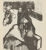 Erich Thum (Elfriede Thum-Lauckner). Untitled (Refugees - Mother With Child) (plate, [p. 279]) from the periodical  Zeit-Echo. Ein Kriegs-Tagebuch der Künstler, vol. 1, no. 18 (July 1915). 1915