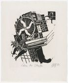 Otto Dix. Street Noise (Lärm der Strasse) from the portfolio Nine Woodcuts (Neun Holzschnitte). (1920, dated 1921, published 1922)